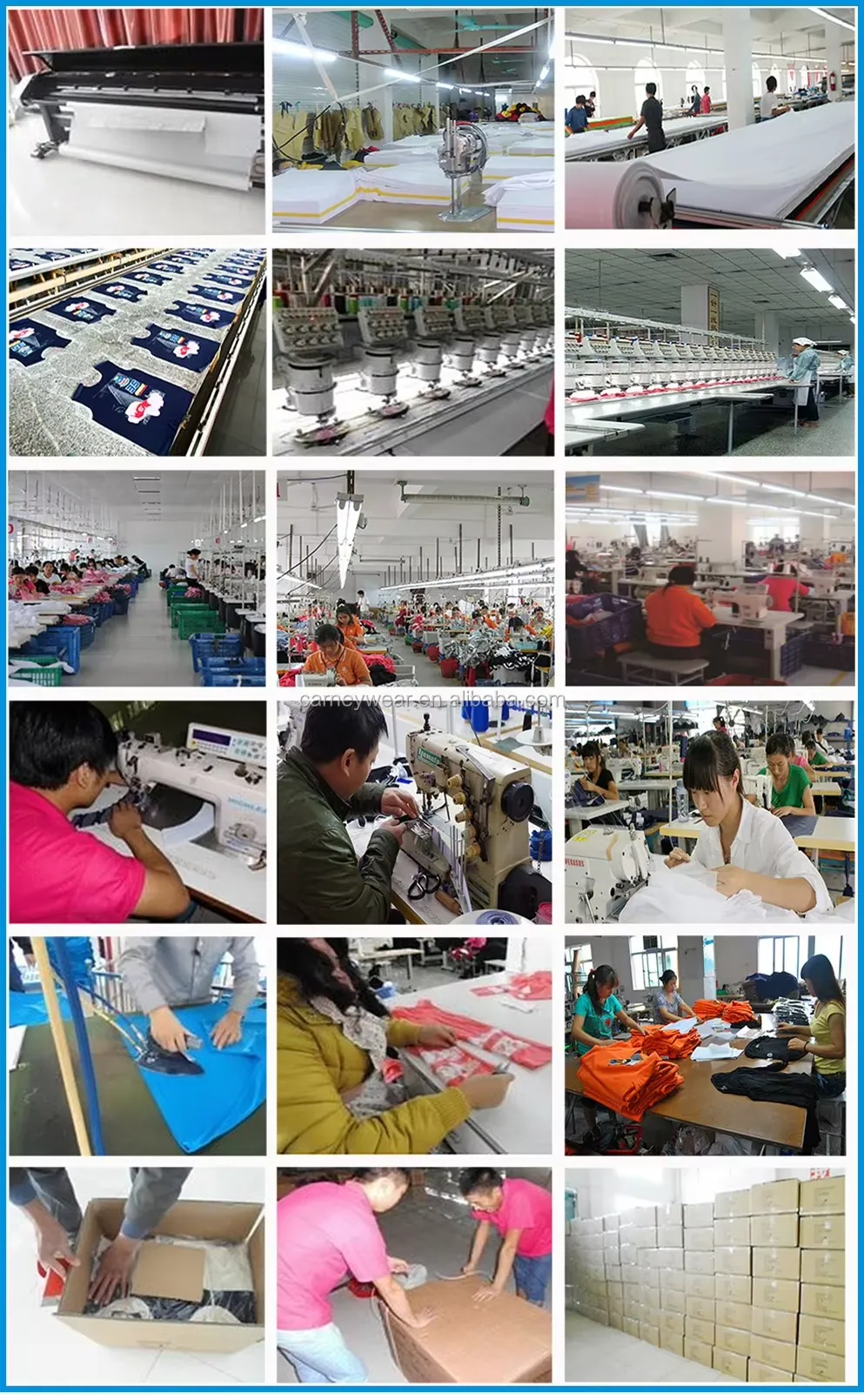 Real Carneywear factory production processes